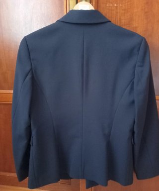 Chaqueta Zara Azul Marino Nueva