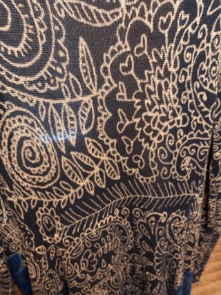 Chaqueta Desigual Beige y Azul