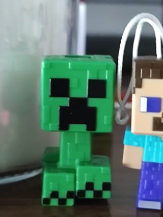 Muñeco Minecraft Creeper y Steve