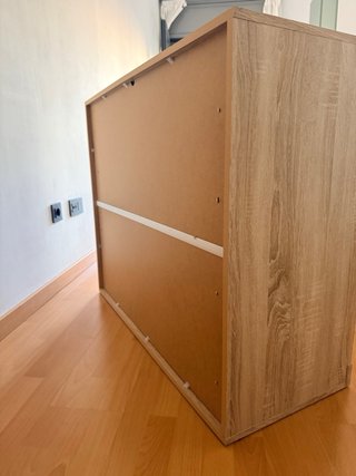 Cajonera de madera y metal