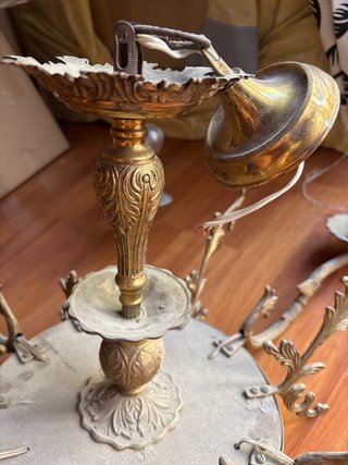 Lámpara de techo de bronce