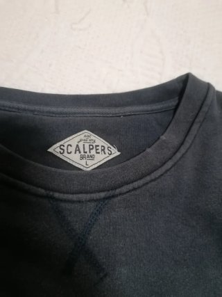 Sudadera Scalpers Negra Heavy Industry