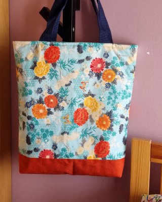 Tote bag estampado flores