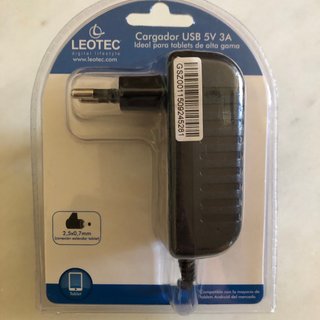 Cargador LEOTEC USB 5V 3A Tablet