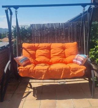 Columpio de jardín naranja