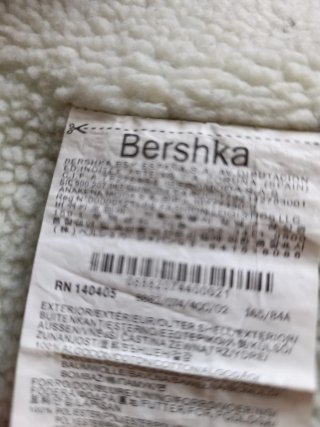 Chaleco vaquero Bershka forro polar Talla S