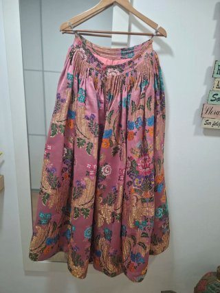 Traje de Fallera Multicolor y Rosa