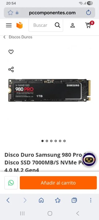 SSD Samsung 980 PRO 1TB NVMe PCIe 4.0 + Windows 11