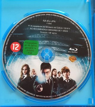 Harry Potter y la Orden del Fénix Blu-ray