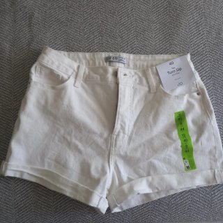 Pantalones cortos blancos Primark Talla L