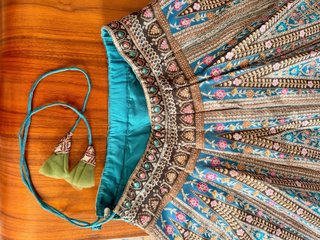 Lehenga choli indio vestido invitada boda sangeet