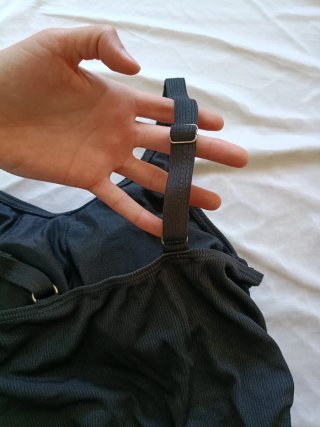 Bañador negro talla 160