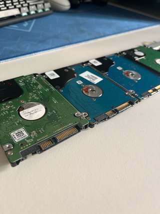 Lote 6 Discos Duros Portátil 2.5 WD, Seagate, Sams