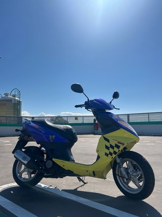 Daelim S Five Scooter Azul/Amarillo
