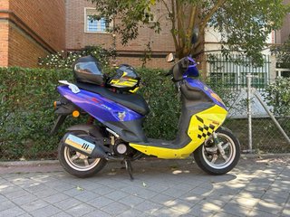 Daelim S Five Scooter Azul/Amarillo