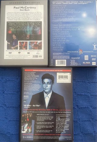 Lote 3 DVD Paul McCartney
