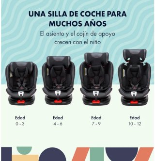 Star Ibaby Silla Coche Grupo 0+/1/2/3 Isofix 360°