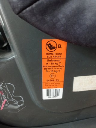 Silla de coche Romer Britax Isofix