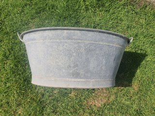 Bañera Zinc Vintage ZEUNA (80L) - Alemania 1940s/5