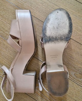 Sandalias Uterqüe piel talla 41