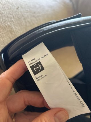 Casco de boxeo integral negro