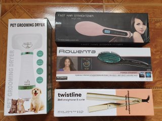 Planchas de pelo y perro 15€ pieza
