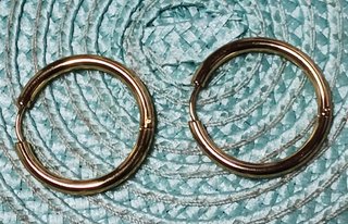 Pendientes Aro Mediano Dorado