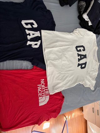 CAMISETAS GAP Y NORTH FACE