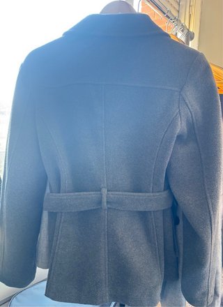 Chaqueta abrigo de lana marinero corto preacoat