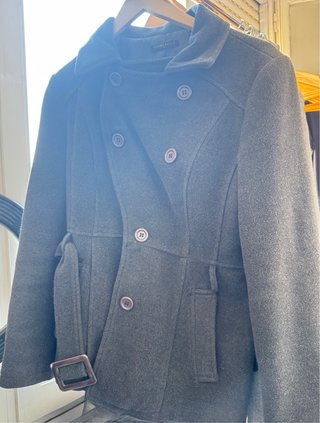Chaqueta abrigo de lana marinero corto preacoat