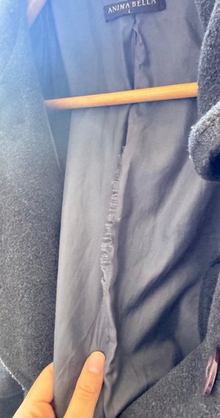 Chaqueta abrigo de lana marinero corto preacoat