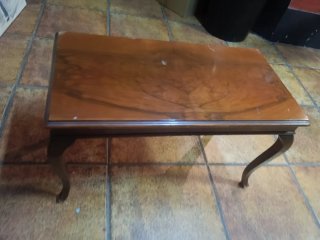 Mesa de centro madera clásica