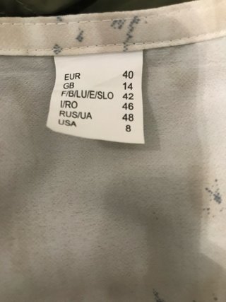 Blusa fantasia manica 7/8 tg. L - AproductZ