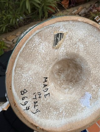 Jarra de Cerámica Italiana Vintage (Mayólica)