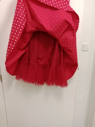 Vestido Pin Up Lunares Rojo