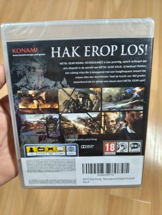 Metal Gear Rising PS3 Precintado PAL hol