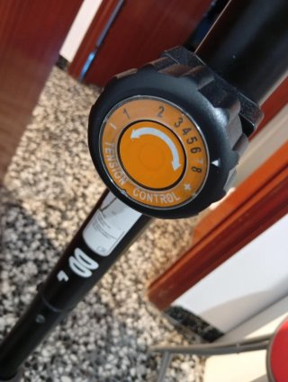 Bicicleta Estática Elíptica Negra