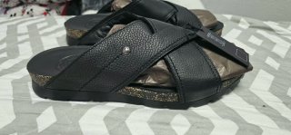 Sandalias Panama Jack Piel Negra