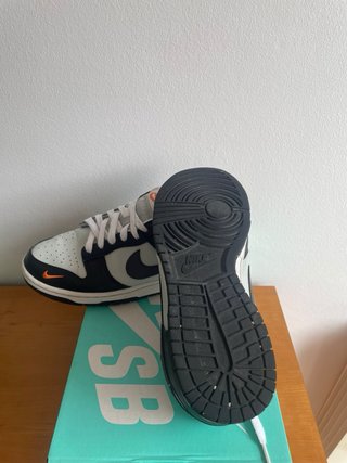 Nike Dunk Low Negro Blanco Naranja