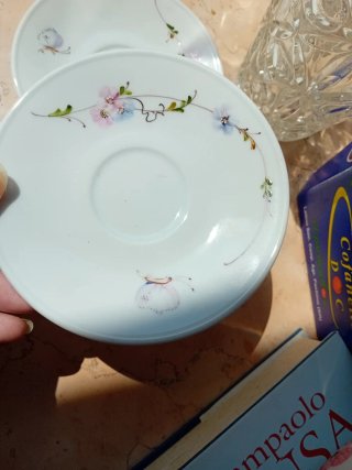 Tazzine da caffè dipinte a mano