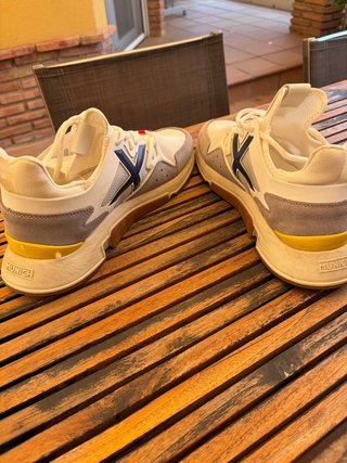 Zapatillas Munich Clik 74 Gris/Blanco