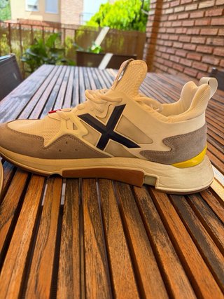 Zapatillas Munich Clik 74 Gris/Blanco