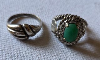 Conjunto de 8 anillos variados