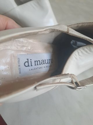 Scarpe eleganti bianche con cinturino