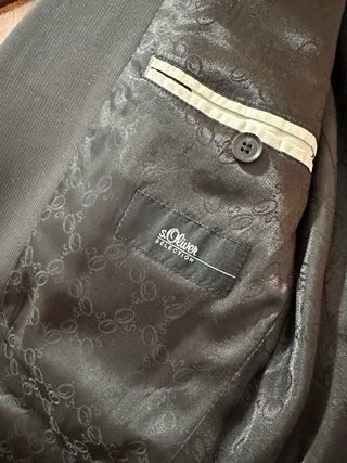 Traje de dos piezas Oliver negro Talla M