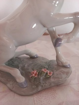 Unicornio Mágico Lladro Porcelana