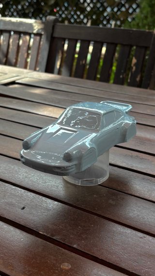 Escultura Porsche 964 Turbo Coppa Florio Azul