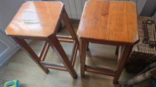 Banqueta de madera