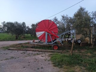 Enrollador de riego,cañón