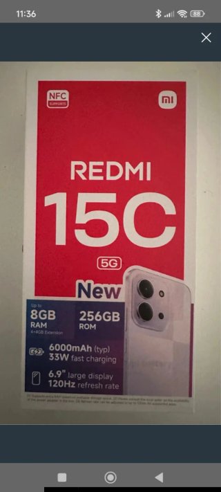 Xiaomi Redmi 15C 128GB NFC 5G